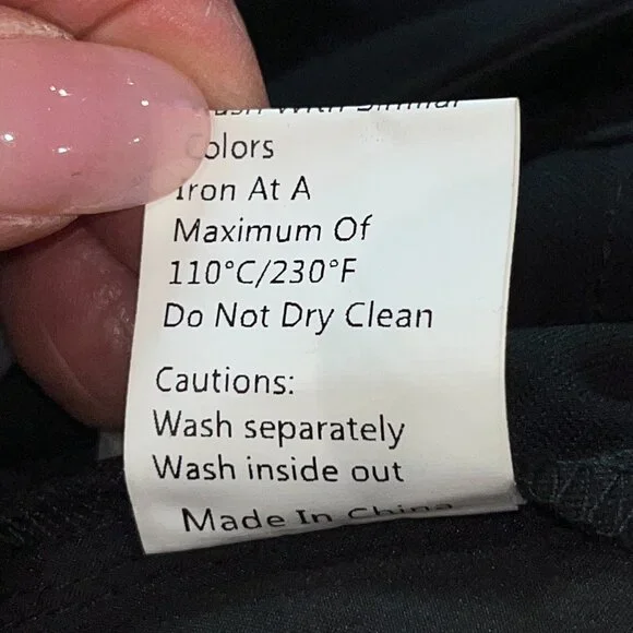 COMMENSE NEW WITH TAGS BLACK PLEATED HIGH WAIST WIDE LEG PANTS SLACKS TROUSERS - Picture 13 of 15